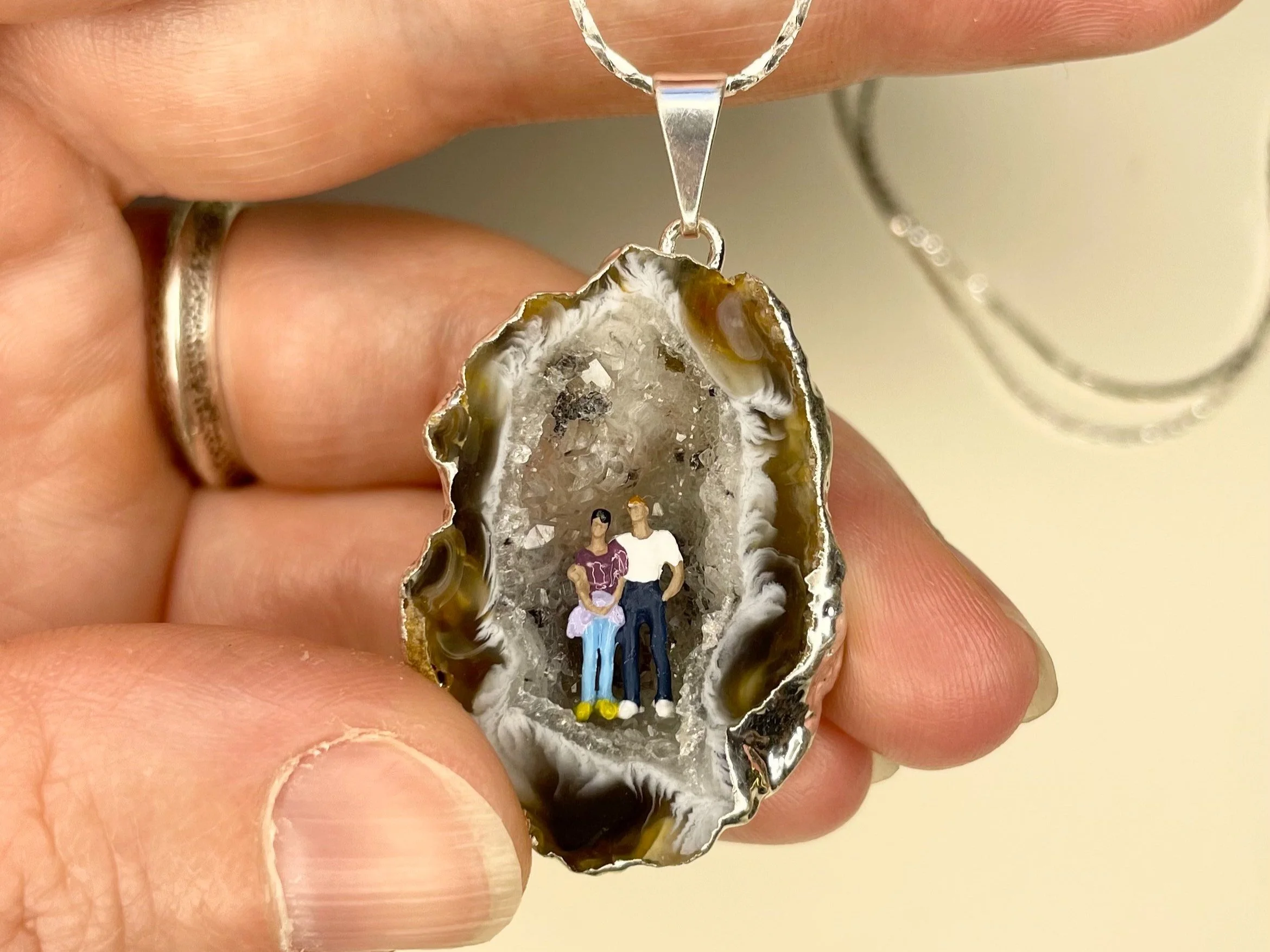 Crystal Diorama Necklace - 18 — Becky Wareing Steele